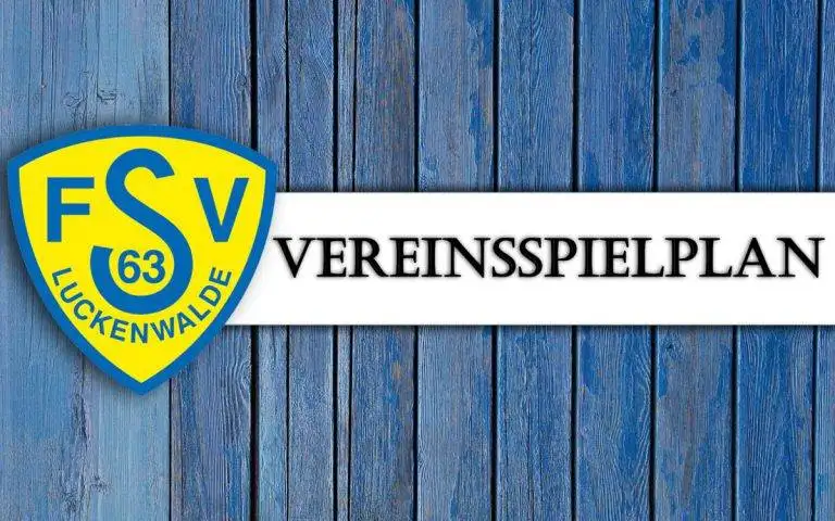 Vereinsspielplan, FSV 63 Luckenwalde