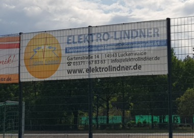 Elektro Lindner aus Luckenwalde neuer Exklusivsponsor 2