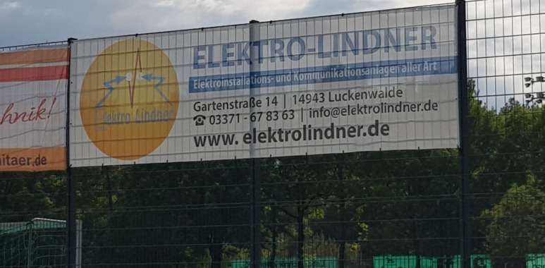 Elektro Lindner aus Luckenwalde neuer Exklusivsponsor 1
