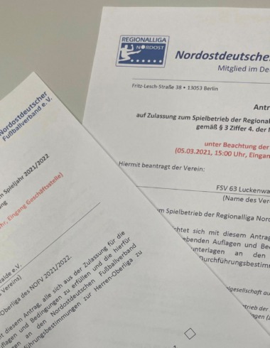 FSV reicht Zulassungsunterlagen für Regionalliga und Oberliga ein 21