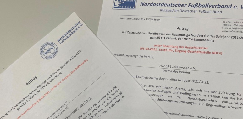 FSV reicht Zulassungsunterlagen für Regionalliga und Oberliga ein 1