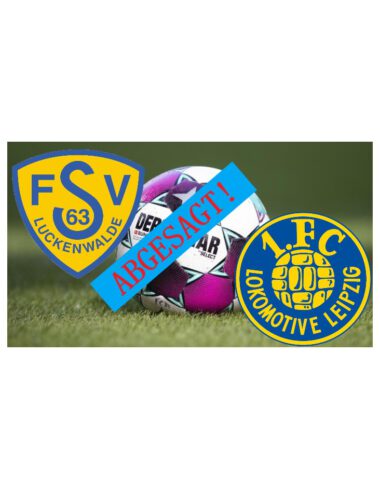 Regionalligaspiel gegen den 1. FC Lokomotive Leipzig muss verschoben werden 25
