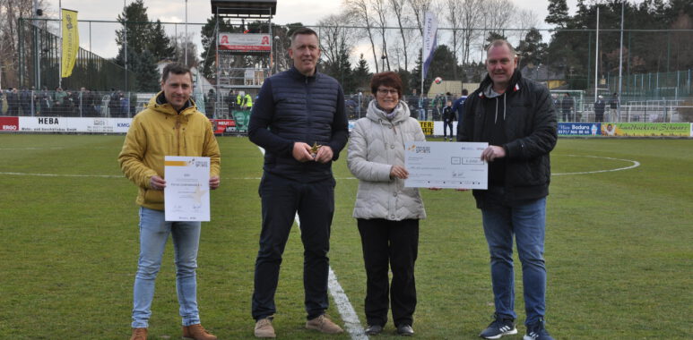 Übergabe des Stern des Sports in Gold 1