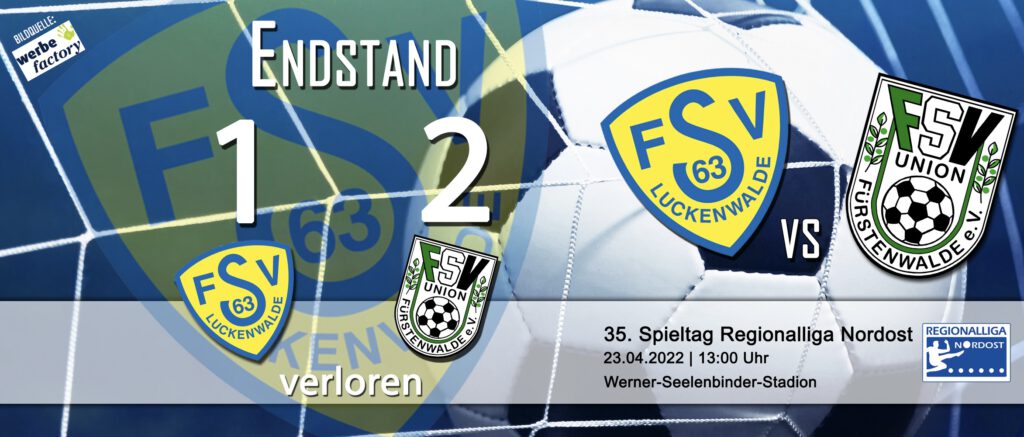Luft raus beim FSV 63 Luckenwalde 2