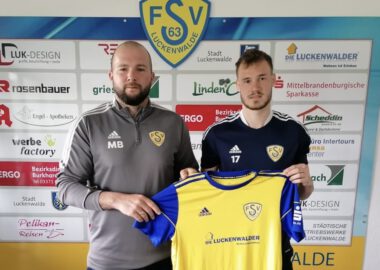 Auch Phil Butendeich wird weiter in den Luckenwalder Farben auflaufen 44