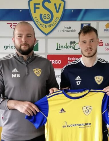 Auch Phil Butendeich wird weiter in den Luckenwalder Farben auflaufen 15