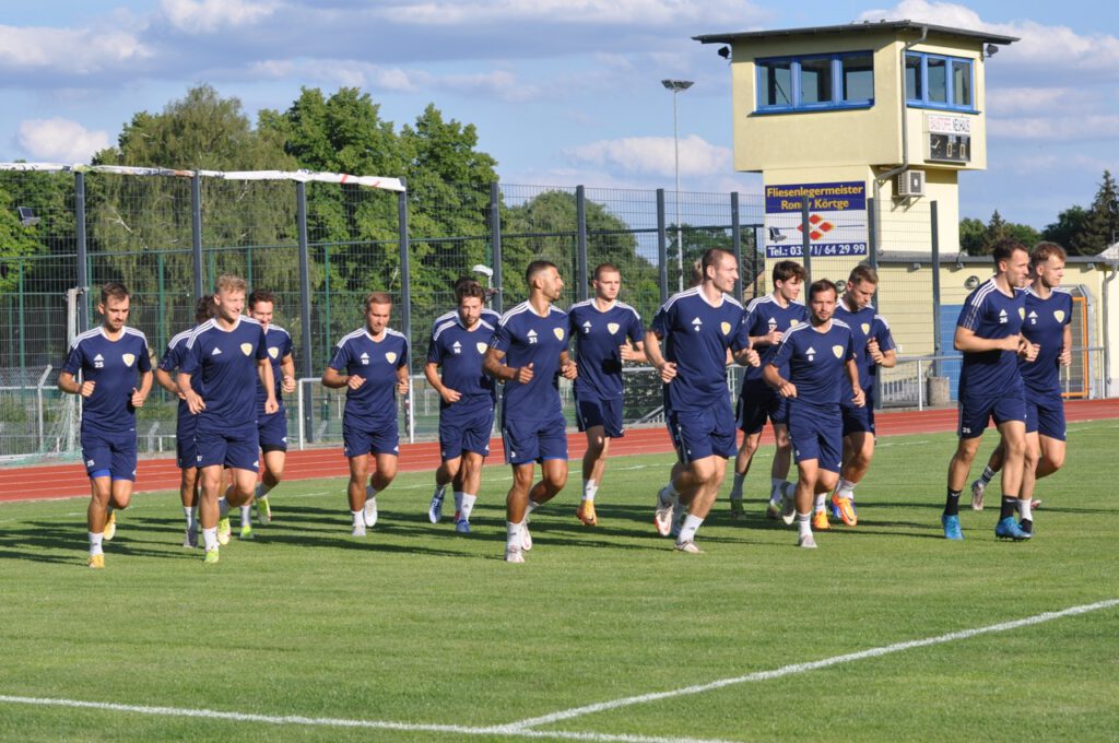 Erster Trainingstag beim Regionalligateam 3