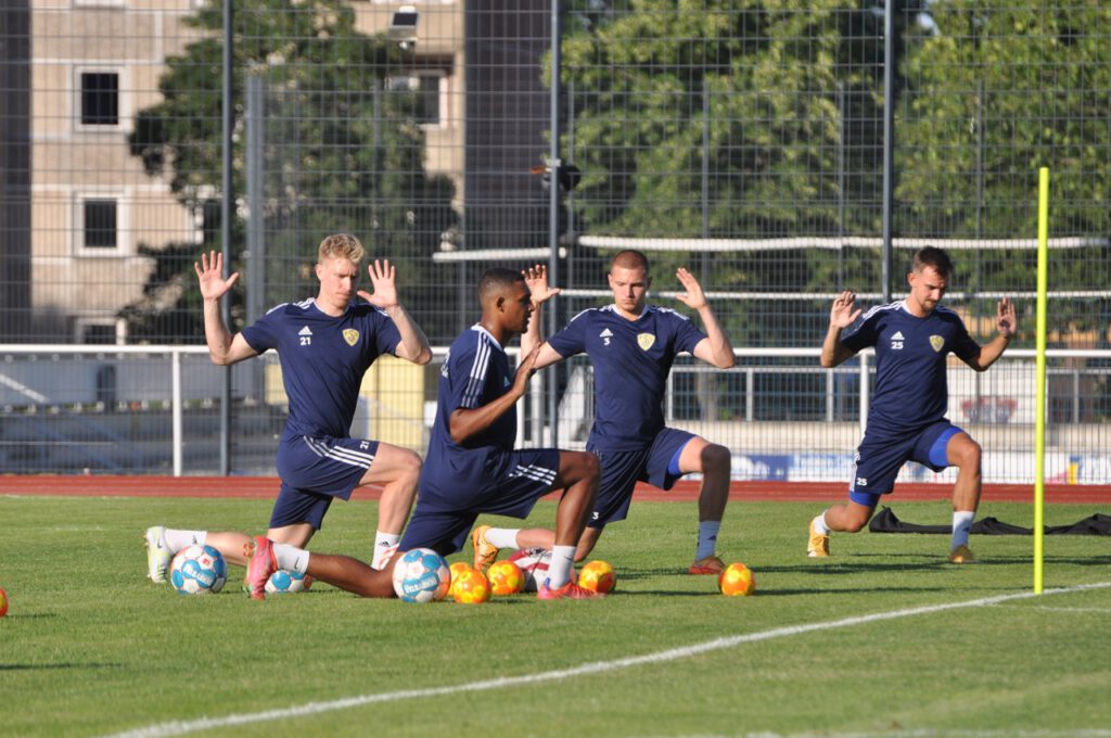Erster Trainingstag beim Regionalligateam 4