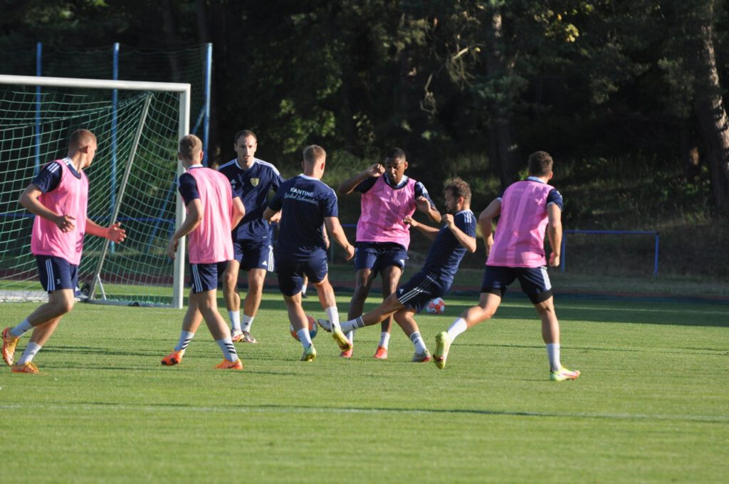 Erster Trainingstag beim Regionalligateam 8