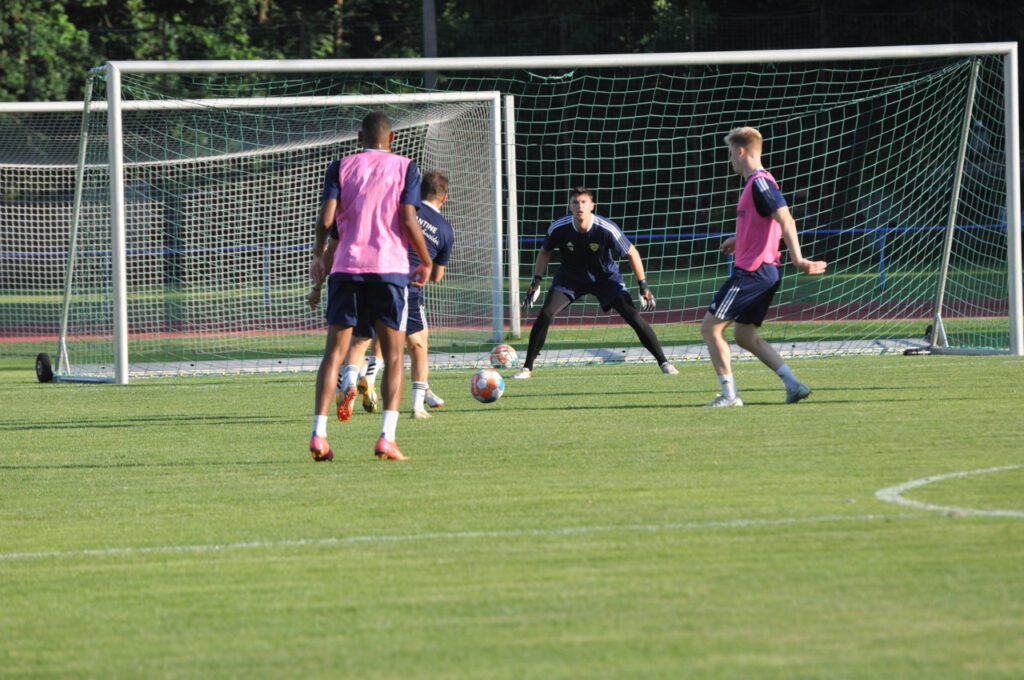 Erster Trainingstag beim Regionalligateam 10