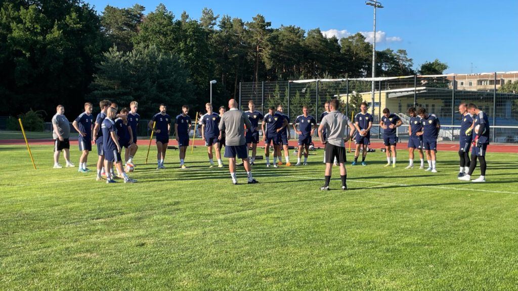 Erster Trainingstag beim Regionalligateam 7