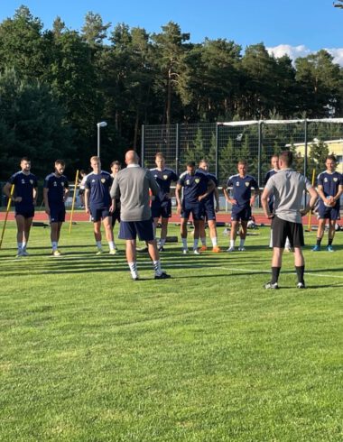 Erster Trainingstag beim Regionalligateam 13