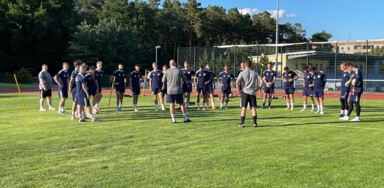 Erster Trainingstag beim Regionalligateam 1