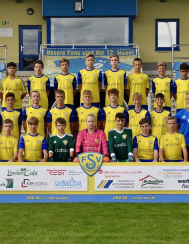 C-Junioren des FSV sind Vizemeister in der Brandenburgliga 17