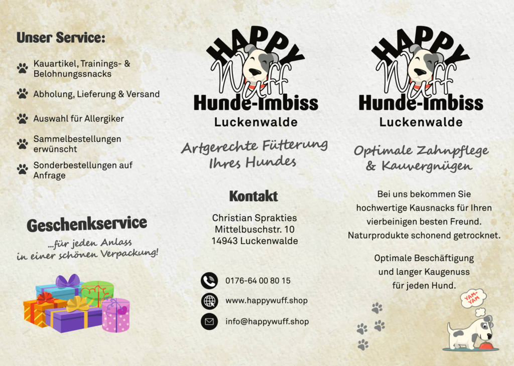 Wir begrüßen unseren neuen Sponsor HappyWuff 6