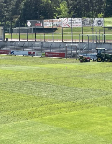 Nach der Saison ist vor der Saison - Platzrennovation im Seele 20