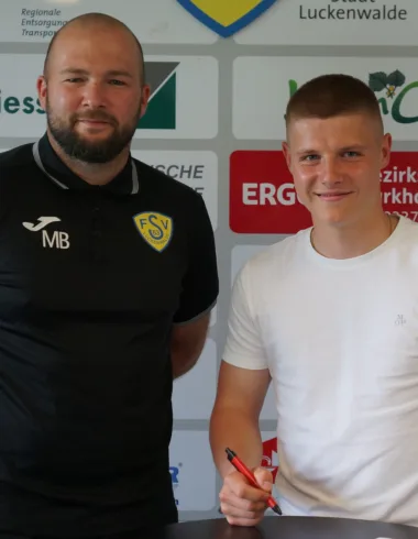 Der FSV 63 Luckenwalde verpflichtet Timm Koch 9