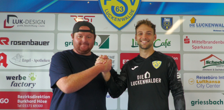 Aus Berlin nach Luckenwalde - Torhüter Jonas Dieseler 1