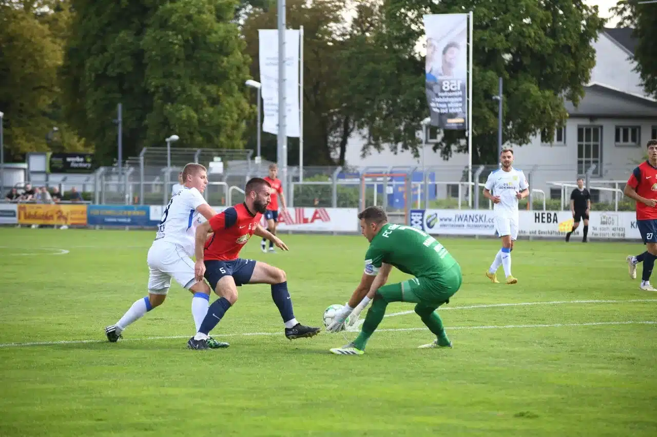 Spiel beim Aufsteiger aus Nordsachsen 1