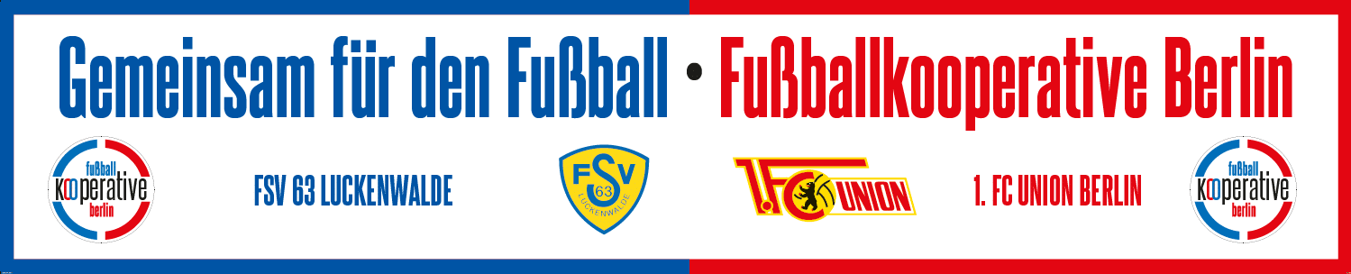 Banner Kooperative mit Union Berlin