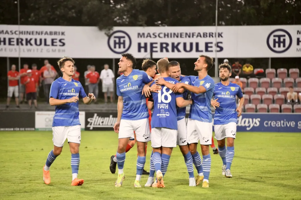 Arbeitssieg der berufstätigen Luckenwalder Regionalligakicker 24