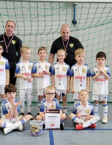 Die Bambinis des FSV 63 Luckenwalde beim JOHN-Cup