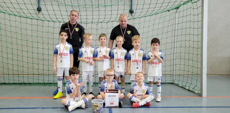 Die Bambinis des FSV 63 Luckenwalde beim JOHN-Cup