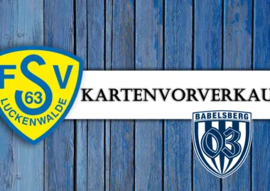 Onlineticketverkauf für das Spiel gegen Babelsberg gestartet 1