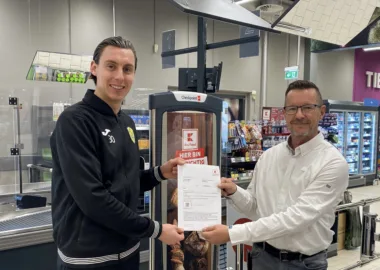 Spendenscheck von Kaufland Luckenwalde 1