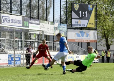 Chemnitzer Sieg in einem ausgeglichenen Spiel 1