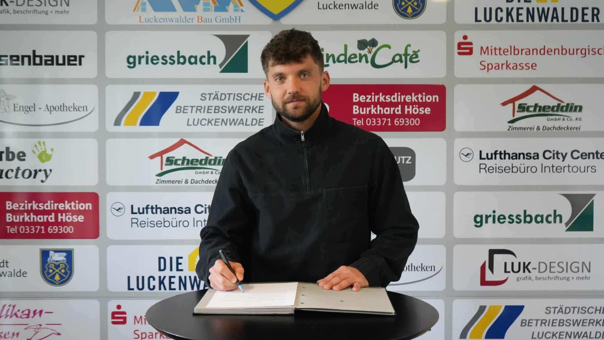 Vertragsverlängerung mit Clemens Koplin 1