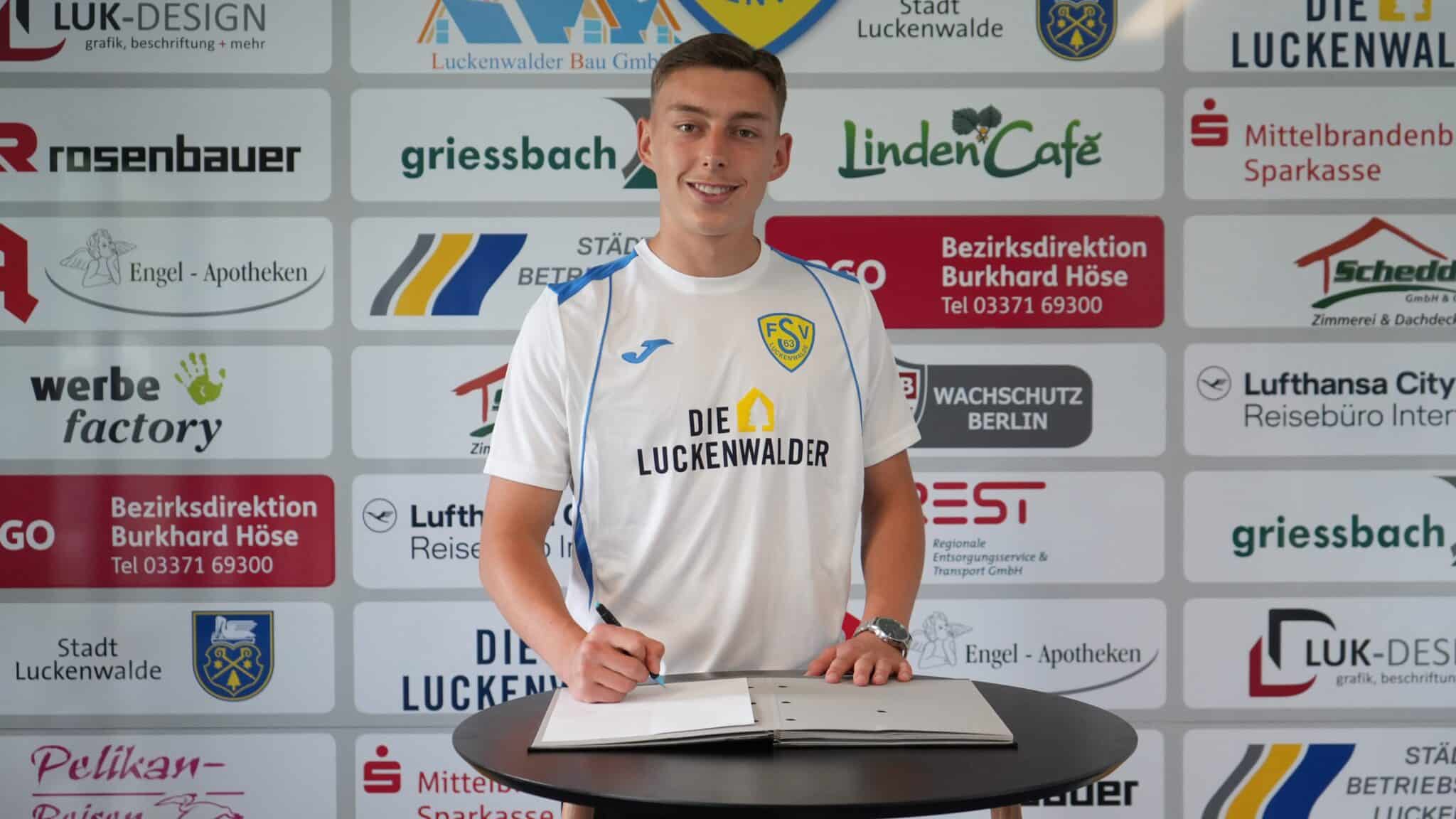 Zweiter Zugang beim FSV - Tim Schleinitz 1