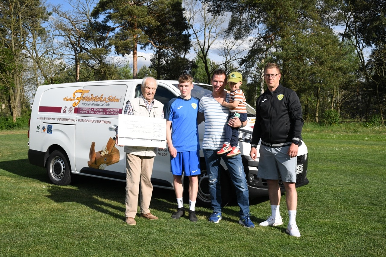 Willkommene Spende von Tischlerei Friedrich 1