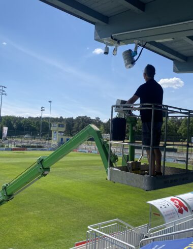 Reparaturarbeiten an der Videotechnik im Seele 6