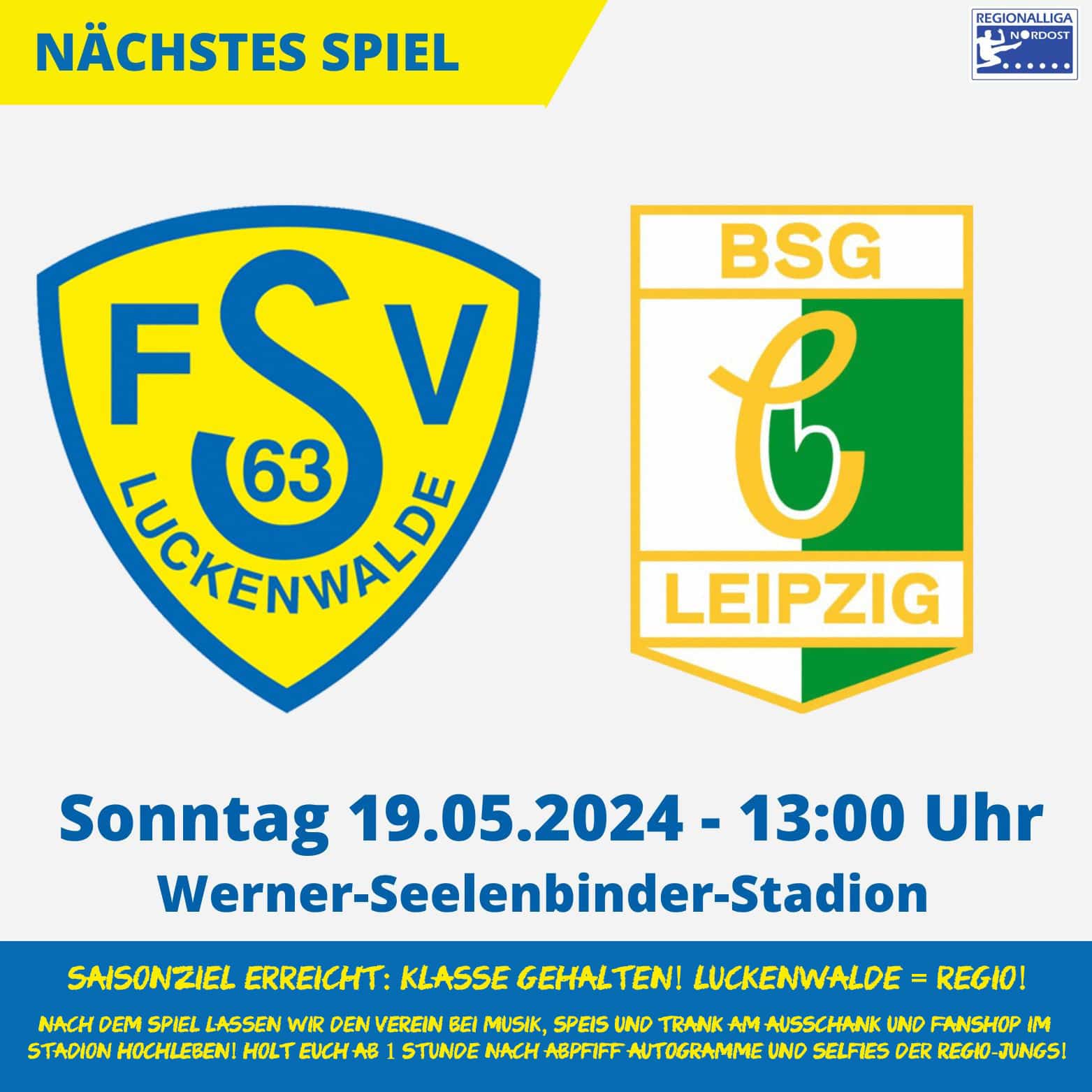 Luckenwalde = Regionalliga 1