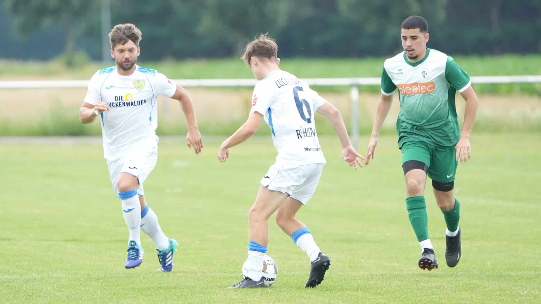 Regionalliga-Team testet beim SV Grün-Weiß Linda 2