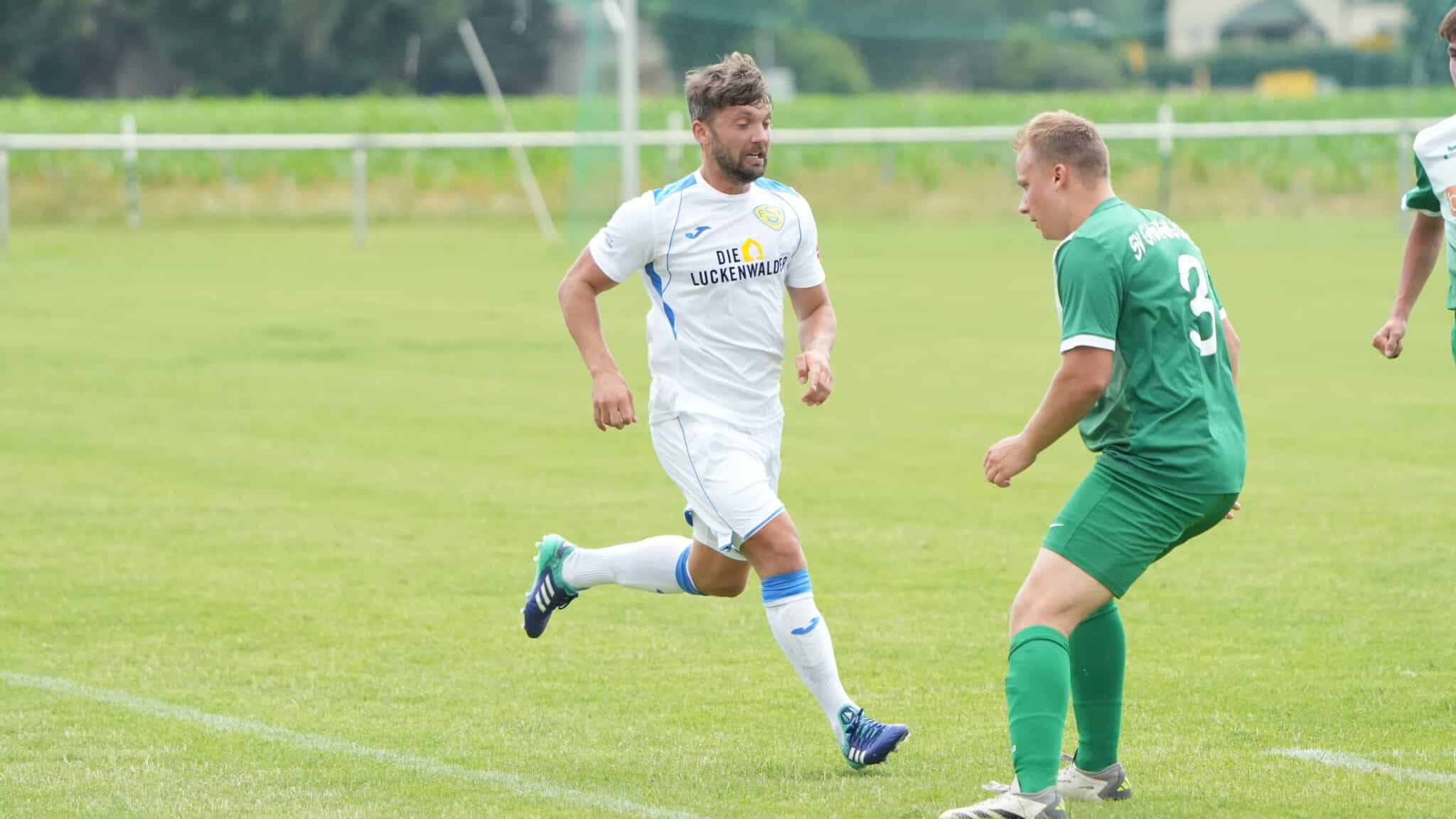 Regionalliga-Team testet beim SV Grün-Weiß Linda 10