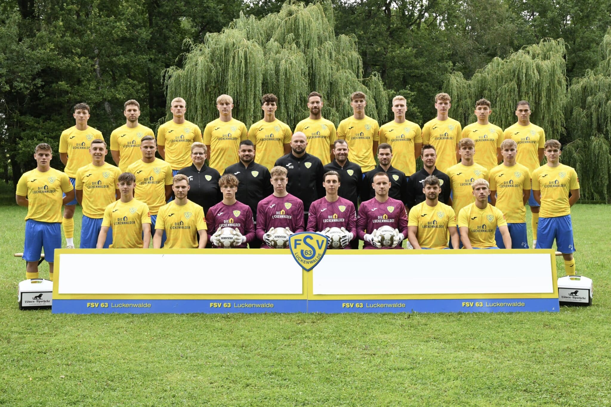 Neues Mannschaftsfoto des Regionalligateams 1