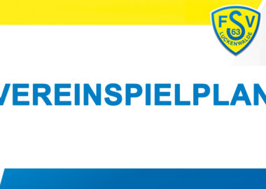 Vereinsspielplan