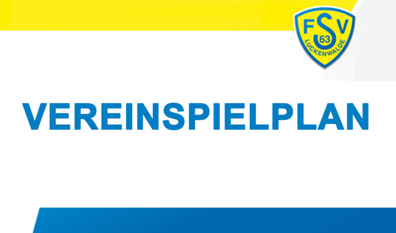 Vereinsspielplan