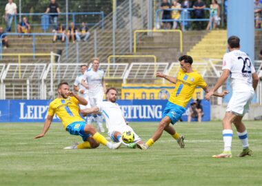 Der FSV 63 überzeugt auch im Bruno-Plache-Stadion