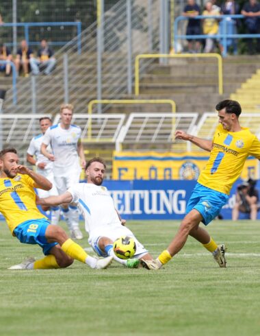 Der FSV 63 überzeugt auch im Bruno-Plache-Stadion