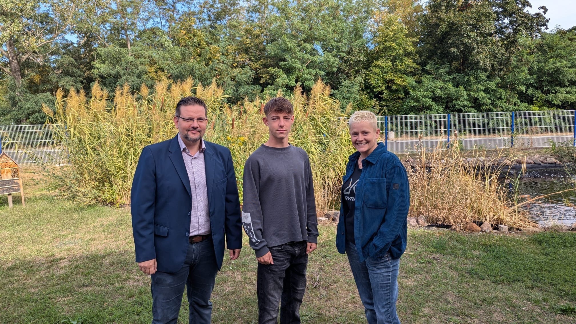 Berufliche Orientierung und Fußball - Arne nun bei Köhler Beton 2