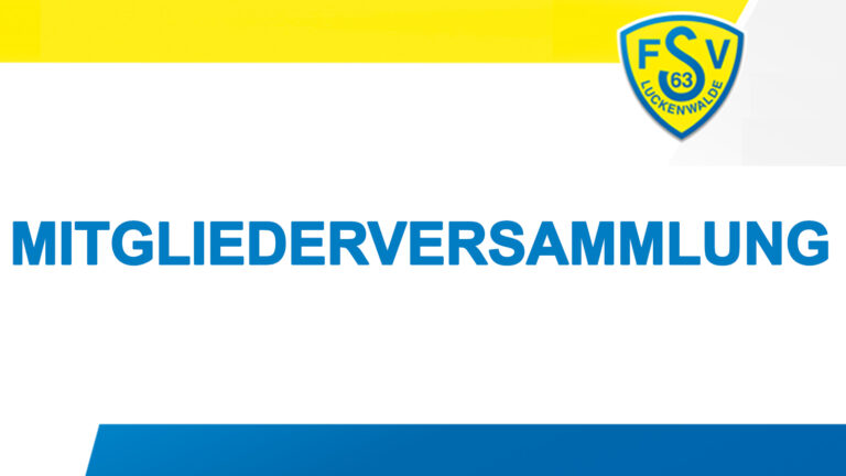 Mitgliederversammlung