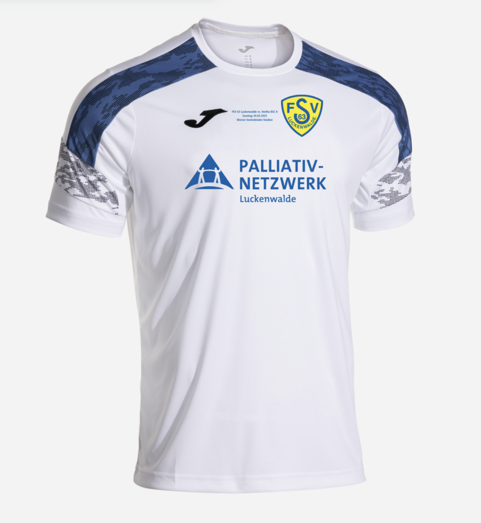 Versteigerung der Sondertrikots des 27. Spieltages für das Palliativnetzwerk Luckenwalde 2 Versteigerung der Sondertrikots des 27. Spieltages für das Palliativnetzwerk Luckenwalde 2