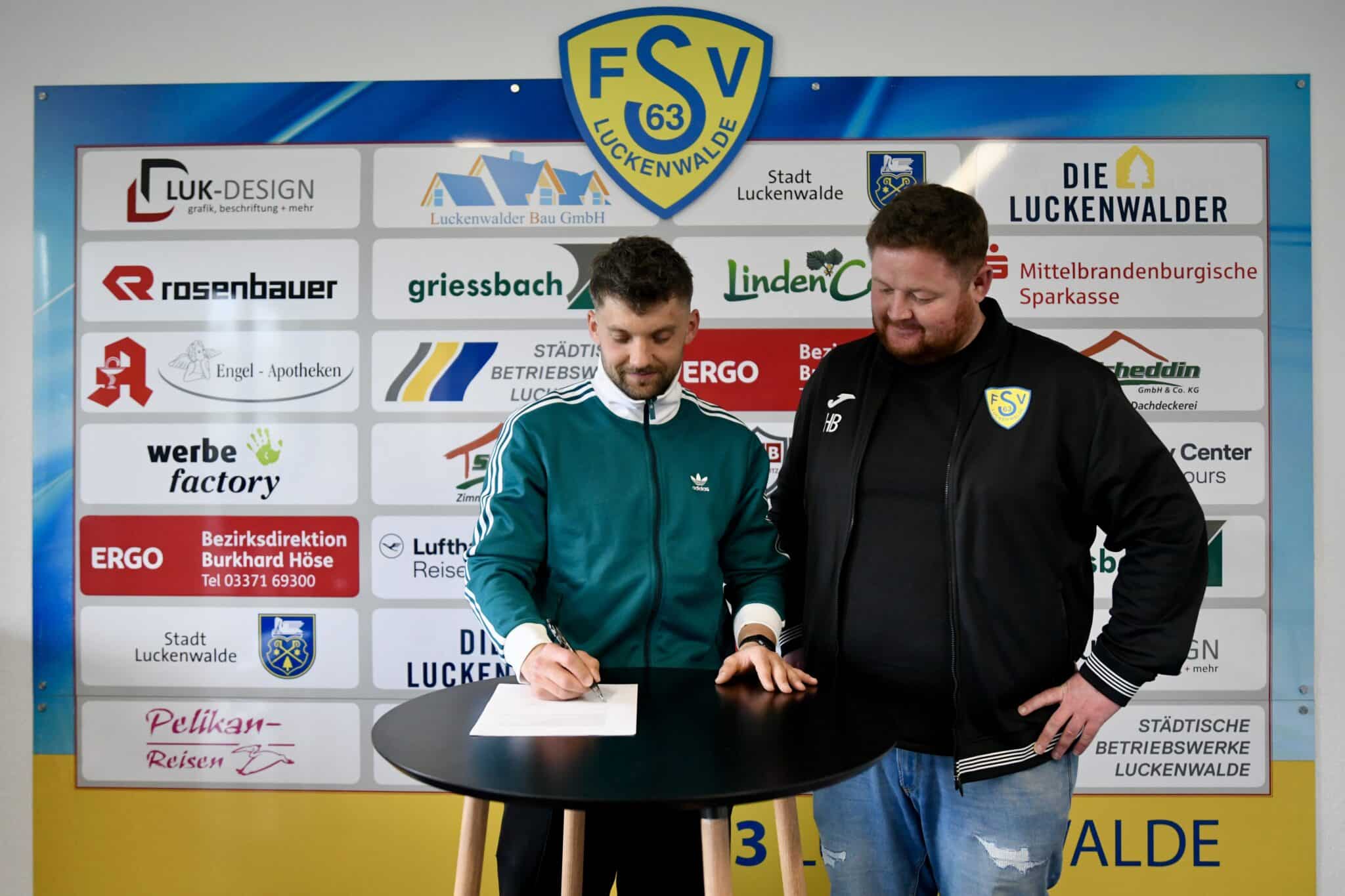 Vertragsverlängerung mit Clemens Koplin 1