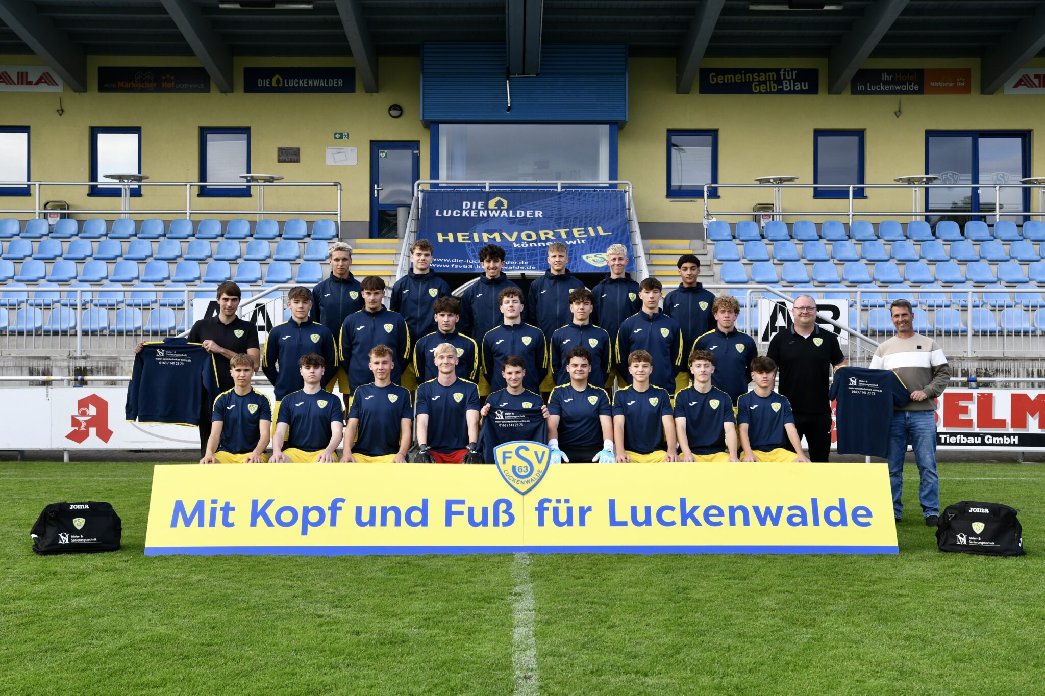 Neue Ausstattung für unsere U19 1