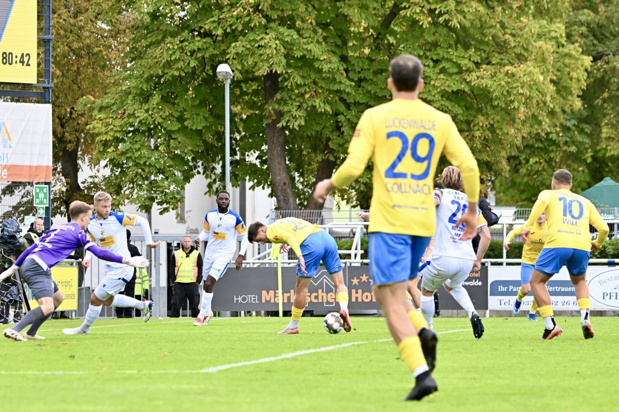 Nun sogar einen Punkt gegen den Tabellenführer 34