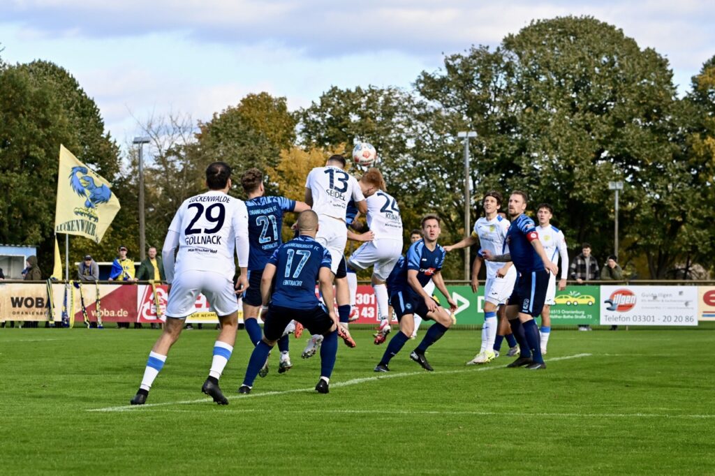 Frühes Pokalaus gegen Oranienburg 30