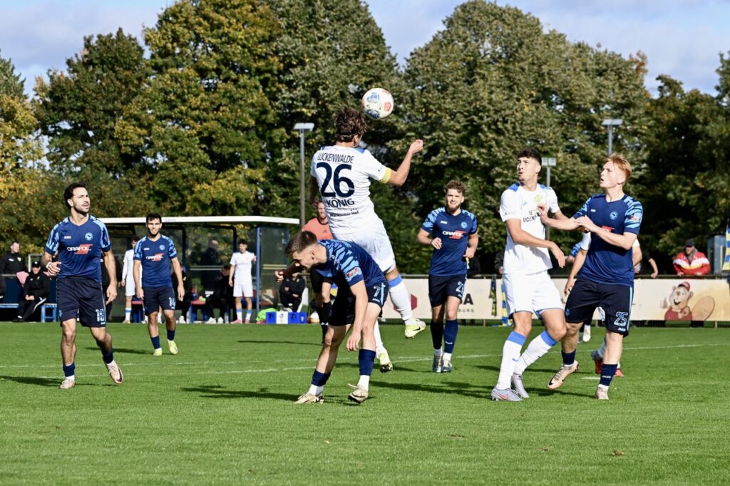 Frühes Pokalaus gegen Oranienburg 36